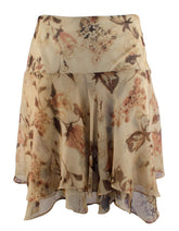 Customer Return Ralph Lauren Women's Plus Size Floral Georgette Skirt 16W