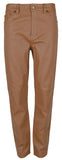 Ralph Lauren Women's Lambskin Leather Embossed Ankle Pants 8