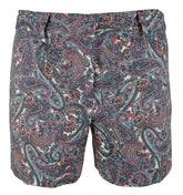 Michael Kors Women's Plus Size Stretch Paisley Pattern Chino Shorts