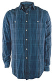 Polo Ralph Lauren Men's Plaid Long Sleeve Button-down Shirts Blue