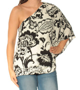 Ralph Lauren Women's Paisley Print Kimono Tunic Top with Self-Tie Belt