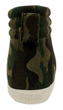 Polo Ralph Lauren Men's Gaven Camo Print Suede High-Top Sneakers-O-9.5