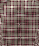 Michael Kors Men's Slim Fit Plaid Print Long Sleeves Shirt