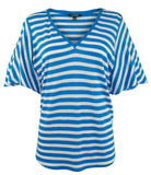 Lauren Ralph Lauren Women's Striped Linen Blend Shirt