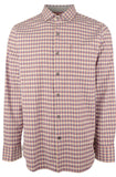 Tommy Bahama Men's Lindy Check Long Sleeve Woven Shirt Small New Red Sail