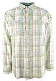 Tommy Bahama Men's Walk About Plaid Long Sleeve Shirt-AB-Medium
