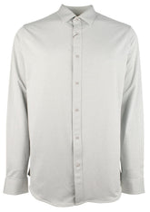Michael Kors Men's Stretch Gingham Slim Fit Long Sleeve Shirt HGry XL Heather...