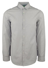 Hugo Boss Men's Green Label C Bustai Geometric Regular Fit Shirt LG M