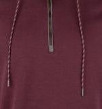Michael Kors Men's Hooded Quarter Zip Pullover Sweatshirt - Large - Harvest Orange