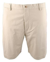 Men's Big & Tall Stretch Classic Fit 10 Inch Chino Shorts Beige 40 T