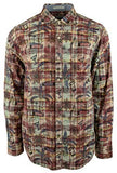 Tommy Bahama Men's Palm Springs Plaid Long Sleeves Shirt-SDR-Medium