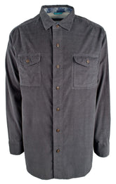 Customer Return Tommy Bahama Men's Corduroy Long Sleeve Button-Down Shirt 2XB