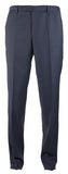 Hugo Boss Men's Leenon1 Flat Front Wool Unhemmed Dress Pants DB 32R Dark Blue