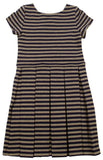 Polo Ralph Lauren Little Kids Girl's Short Sleeve Pleated Knit Dress