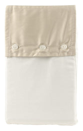 RL Organic Sateen Border One European Sham- Polo Navy