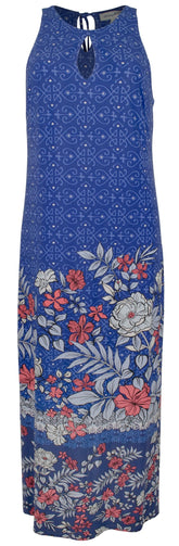Tommy Bahama Women's Carmela Geo Garden Jersey Maxi Dress INvy X-Small