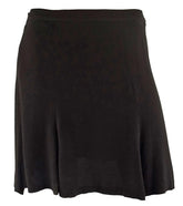 Polo Ralph Lauren Women's Flared Mini Skirt Size 14 Black Crepe