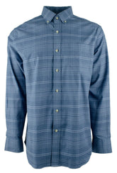 Camisa de manga larga a cuadros Blunn Check para hombre de Southern Tide, color índigo claro, talla pequeña