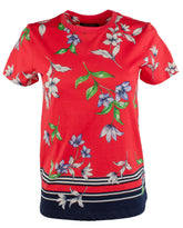 Lauren Ralph Lauren Women's Floral Jersey Shirt - Red Multi, Small
