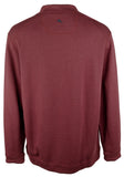 Tommy Bahama Flipshore Sudadera reversible con media cremallera para hombre Meritage Wine Small