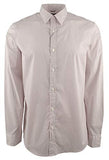 Michael Kors Men's Printed Trim Stretch Long Sleeve Shirt WRd XL