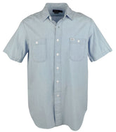Customer Return Ralph Lauren Men's Chambray Workshirt-BW-S