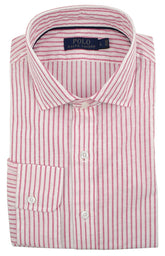 Polo Ralph Lauren Men's Linen Blend Long Sleeve Button-down Shirts Blue Pink