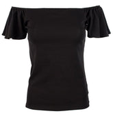 Lauren Ralph Lauren Women's Petite Jersey Off The Shoulder Top PB PXS