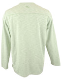 Tommy Bahama Men's Fray Day Harbor Henely Long Sleeved Shirt-PG-M