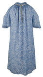 Michael Kors Women's Floral Georgette Halter Chain Neck Cold shoulder Dress