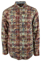 Tommy Bahama Men's Palm Springs Plaid Long Sleeves Shirt-SDR-Medium