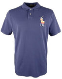 Men's Fancy Polo Print Classic Fit Polo Shirt Navy X-Large