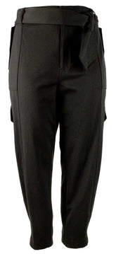 Lauren Ralph Lauren Women's Plus Size Solid Cargo Pants Black 3X