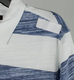 Customer Return Michael Kors Men's Striped Lightweight Polo Shirt-SB-M