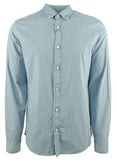 Michael Kors Men's Slim Fit Light Wash Long Sleeve Shirt