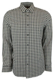 Men's Classic Fit Long Sleve Button Down Shirts Bn Medium Bone