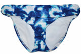 Kenneth Cole Women's Blue Multi Bikini Bottoms Hipsters Swimwear 14