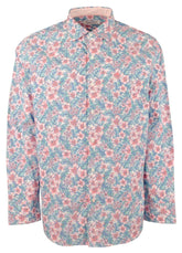 Camisa Tommy Bahama Sarasota Rubia Gardens de manga larga con botones para hombre, talla mediana