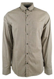 Michael Kors Men's Slim Fit Check Long Sleeve Shirt