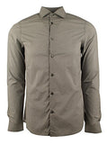 Michael Kors Men's Diamond Print Long Sleeve Slim Fit Shirt B M