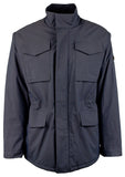 Michael Kors Men's Long Sleeve Field Rain Coat Jacket Blue XXL