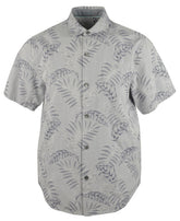 Customer Return Tommy Bahama Men's Island Iris Jacquard Camp Shirt Medium