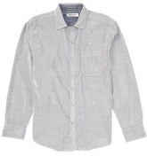 Tommy Bahama Men's Big & Tall Coastline Cord Button Down Shirt in Zinc Gray, Size 4XLB