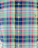 Polo Ralph Lauren Men's Plaid Slim Fit Stretch Oxford Long Sleeve Shirt-N-XL