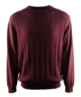 Roundtree & Yorke Men's Crewneck Knit Sweater-W-S