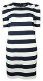 Lauren Ralph Lauren Women's Plus Striped Puff Sleeve Ponte Dress LN 1X