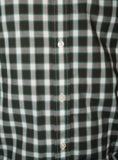 Men's Slim Fit Plaid Long Sleeve Shirt-VG-Small