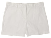 Michael Kors Women's Plus Size Stretch Chino Shorts White 16W