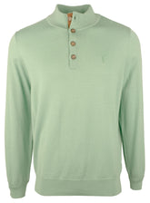 Polo Ralph Lauren Men's Buttoned Mock Sweatshirt-GN-Small