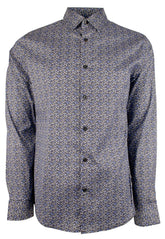 Michael Kors Men's Stretch Slim Fit Long Sleeve Shirt